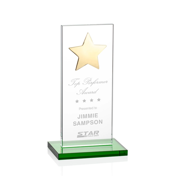 Dallas Star Award - Green/Gold - Image 3