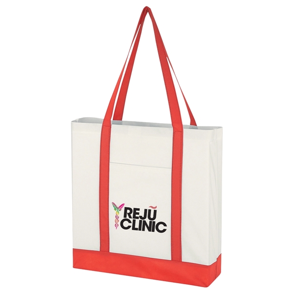 Non-Woven Tote Bag with Trim Colors - Image 16