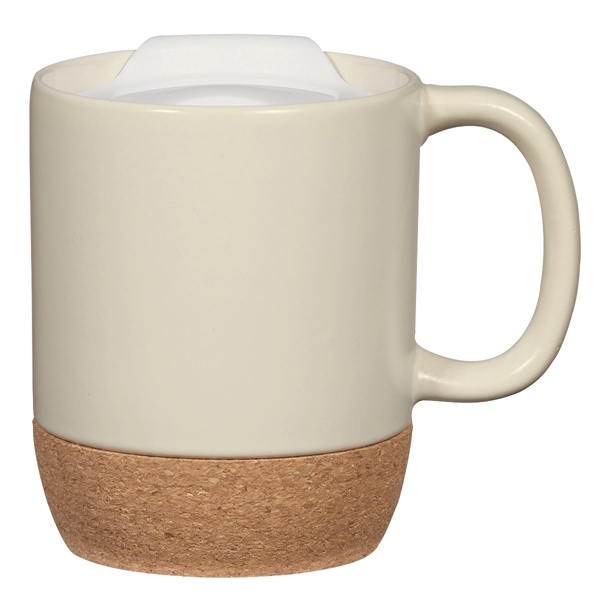 14 Oz. Cork Base Ceramic Mug - Image 9