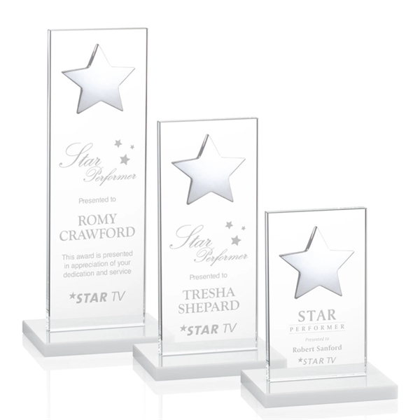 Dallas Star Award - White/Silver - Image 1