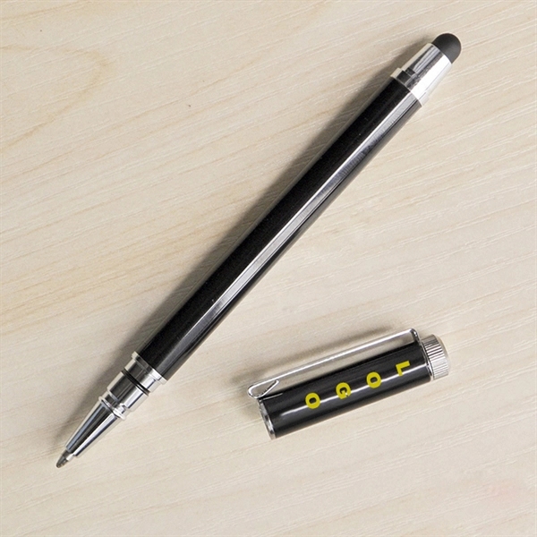 Ballpoint Pen with LED Flashlight and Key Ring - Image 6