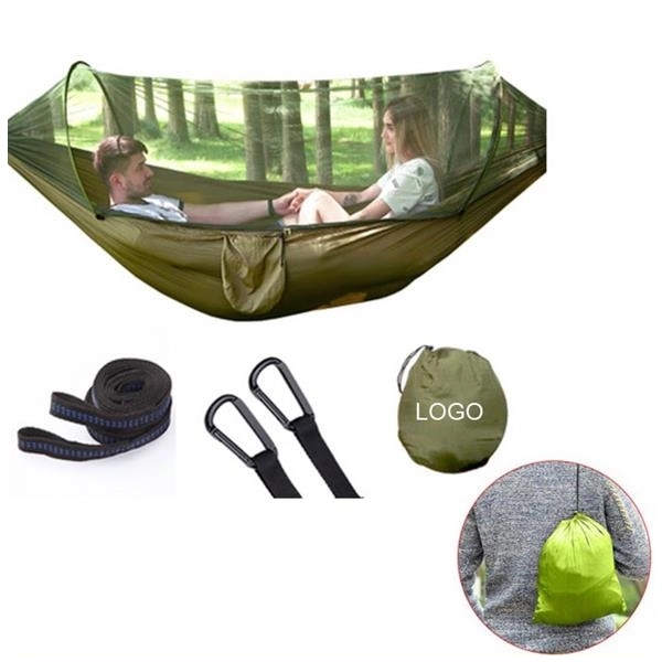 Camping Hammock with Mosquito Net - Image 1