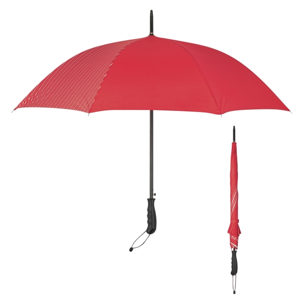46" Arc Stripe Accent Panel Umbrella - Image 19