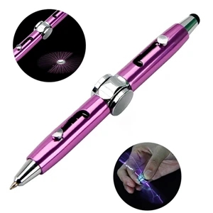 Hand Fidget Spinner Ballpoint Pen With Touch Pen