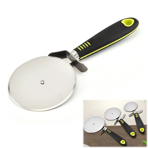 Large Size Stainless Steel Pizza Cutter Knife - Image 1