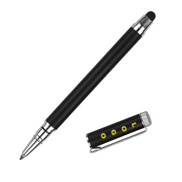 Multi Function Metal Stylus Pen and Ballpoint Pen - Image 2