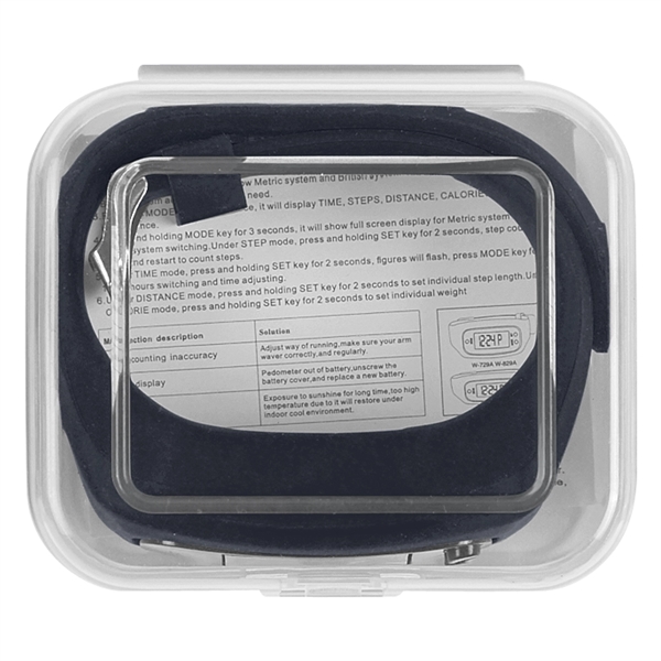 Digital LCD Pedometer Watch In Case - Image 10