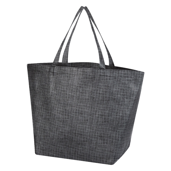 Non-Woven Crosshatched Tote Bag - Image 16