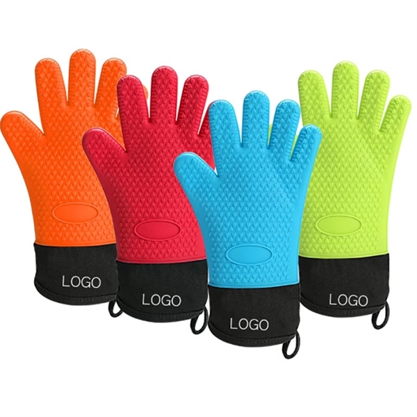 Silicone Heat Resistant Gloves - Image 1
