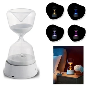 LED Night Light -USB Induction 15 Minutes Timer Hourglass