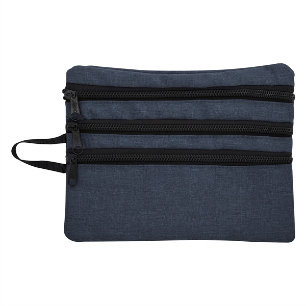 Heathered Tech Accessory Travel Bag - Image 9