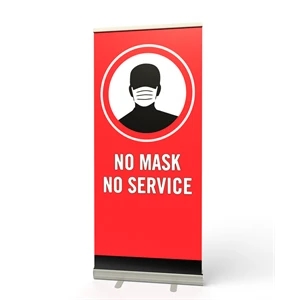 Retractable Banner Stand (No Mask No Service)