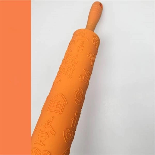 Silicone Embossed Rolling Pins Patterned for Fondant Cake - Image 5
