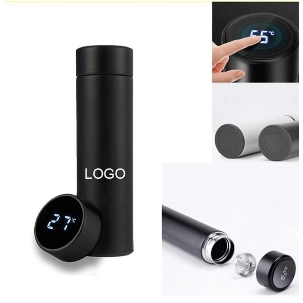 Smart Vacuum Insulated Bottle with LED Temperature Display