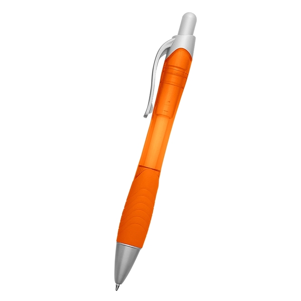 Rio Ballpoint Pen With Contoured Rubber Grip - Image 15