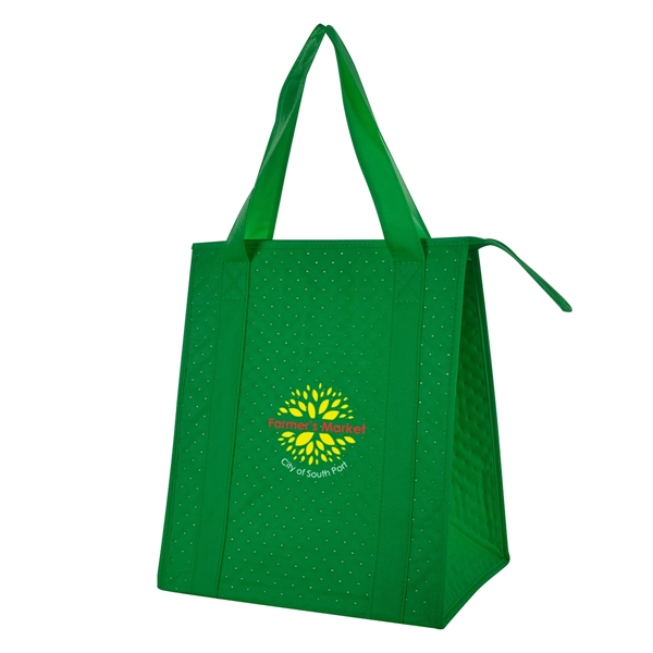 Dimples Non-Woven Cooler Tote Bag - Image 25