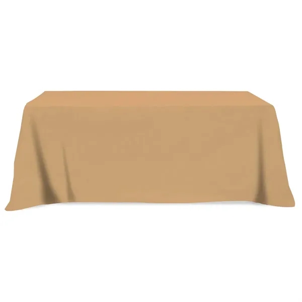 Flat Poly/Cotton 4-sided Table Cover - fits 8' table - Image 14
