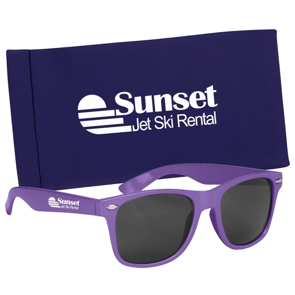 Malibu Sunglasses With Pouch - Image 18