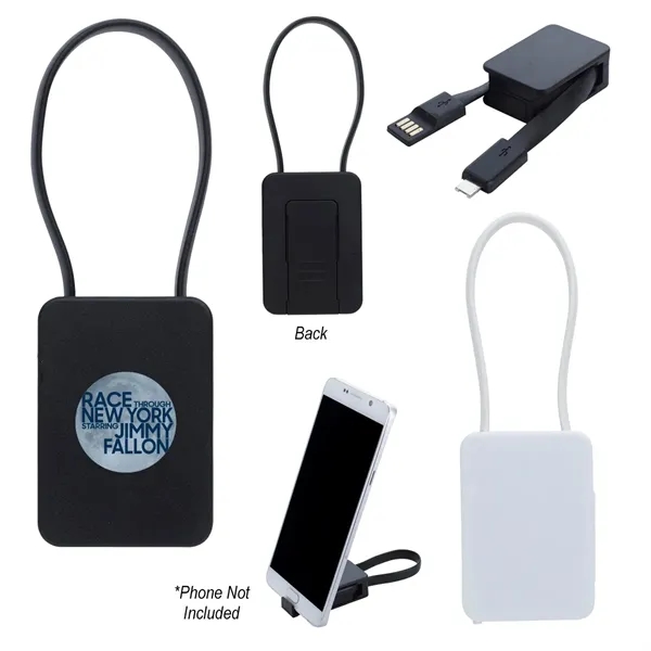 2-In-1 Charging Cable With Phone Stand - Image 1
