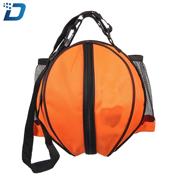 Adjustable Strap Basketball Soccer Round Bag - Image 3