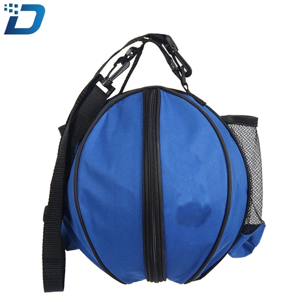 Adjustable Strap Basketball Soccer Round Bag - Image 5
