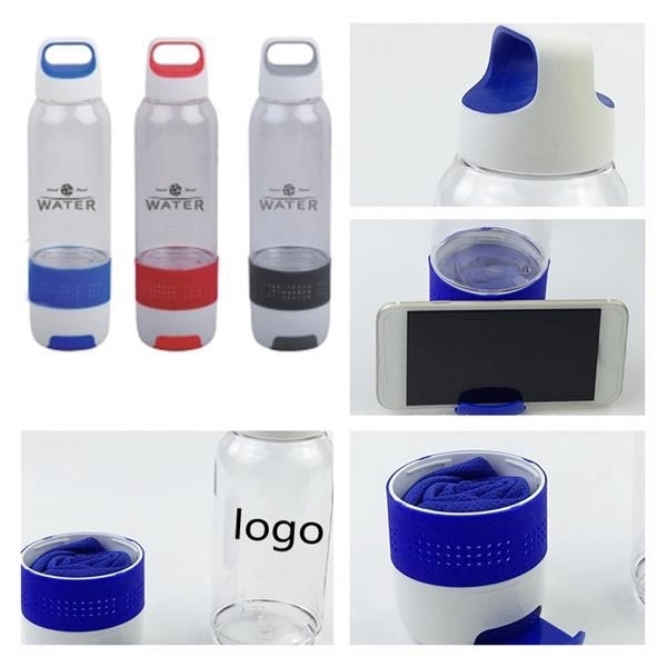 Sports Water Bottle With Cooling Towel - Image 1
