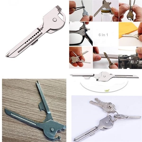 Stainless Steel Multi-function Keychain - Image 2