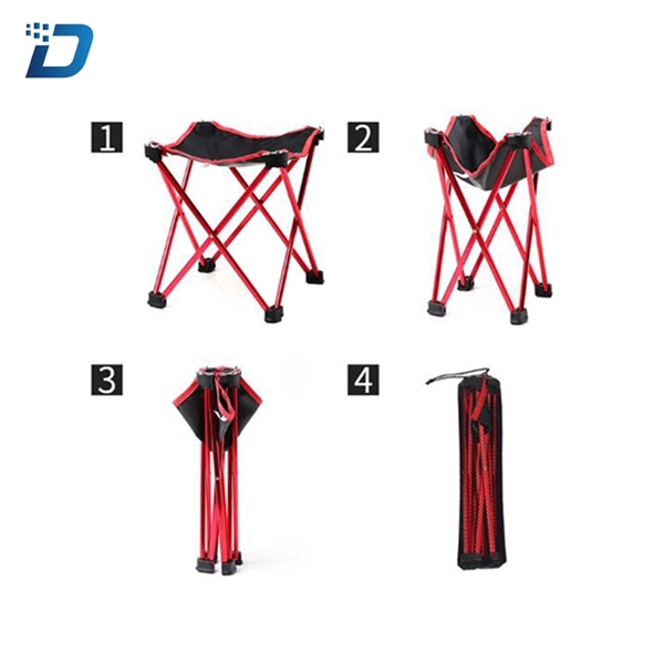 Outdoor Portable Folding Stool Camping Chair - Image 2