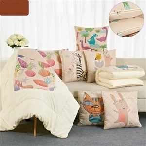Throw Pillow  2-in-1 Pillow and Blanket