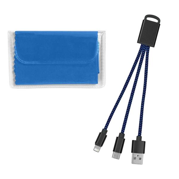 Braided Charging Buddy & Micro Fiber Cloth Set - Image 12