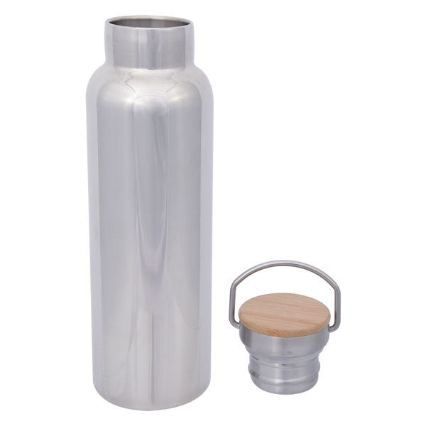 21 Oz. Shiny Liberty Stainless Steel Bottle With Bamboo Lid - Image 10