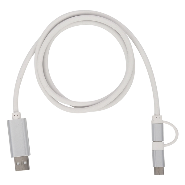 3-In-1 3 Ft. Disco Tech Light Up Charging Cable - Image 4