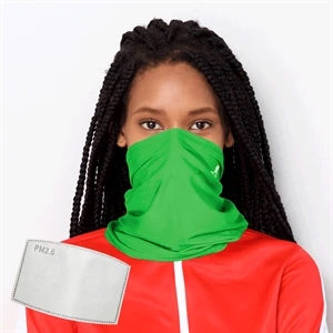 Full Color Polyester Neck Gaiter with Filter