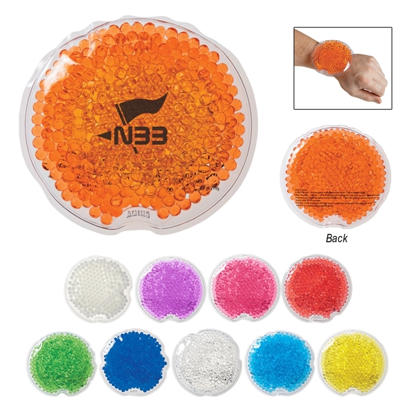 Small Round Gel Beads Hot/Cold Pack - Image 1