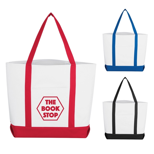 Pocket Shopper Tote Bag - Image 1