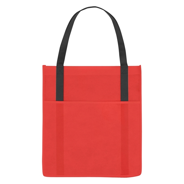 Non-Woven Shopper's Pocket Tote Bag - Image 19