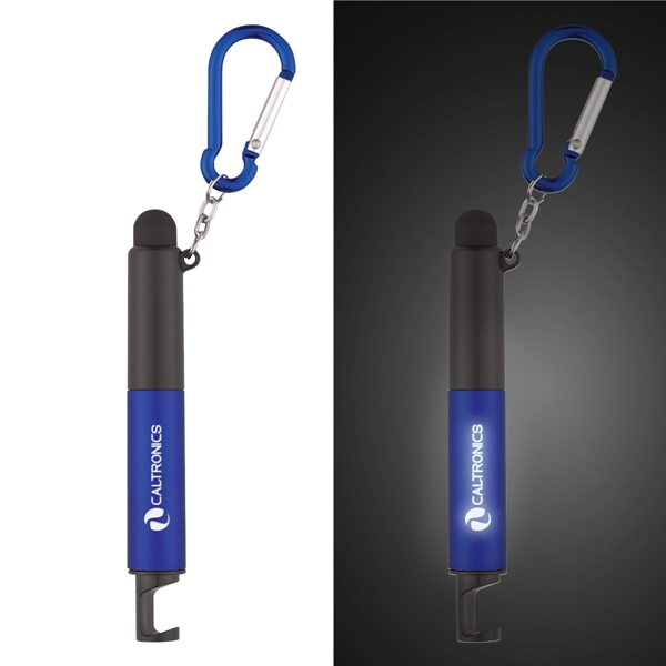 4-In-1 Light Up Stylus Pen With Carabiner - Image 17