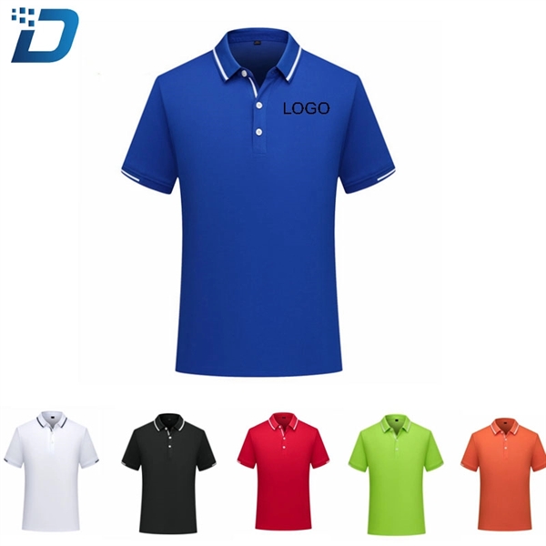 Advertising Shirt Short Sleeve Polo Shirt - Image 1