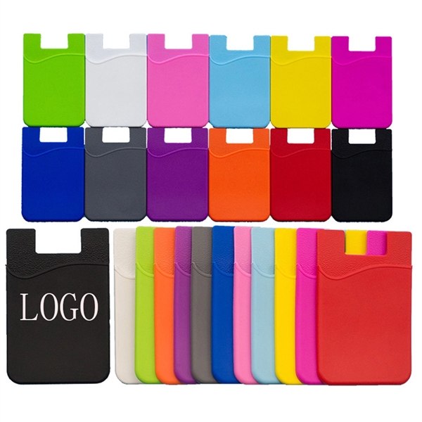 Adhesive Stick Silicone Phone Wallet