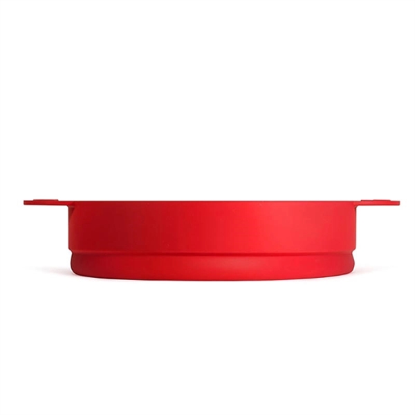 Collapsible Microwave Silicone Popcorn Bowl Maker - Image 2