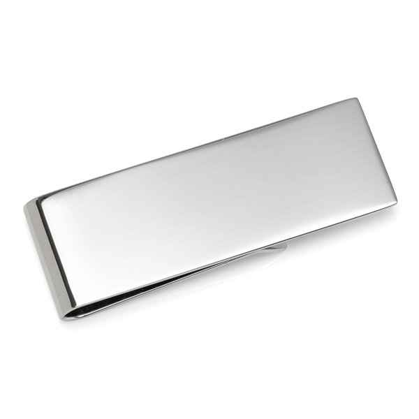 Stainless Steel Engravable Money Clip - Image 1