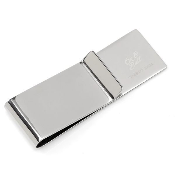 Stainless Steel Engravable Money Clip - Image 2
