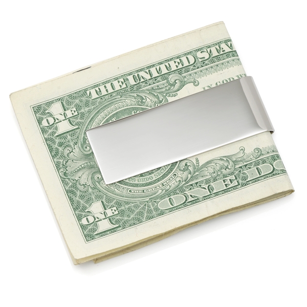 Stainless Steel Engravable Money Clip - Image 3
