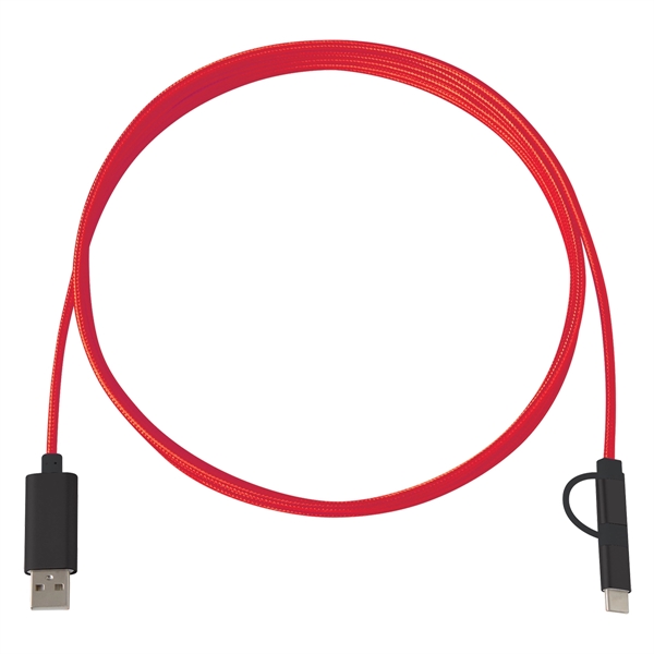 3-In-1 10 Ft. Braided Charging Cable - Image 13