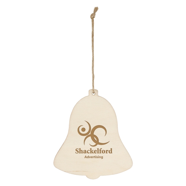 Wood Ornament - Bell - Image 3