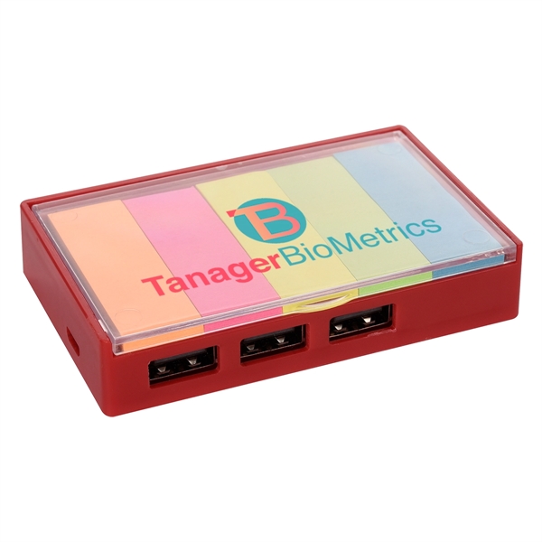 3-Port USB Hub With Sticky Flags - Image 14