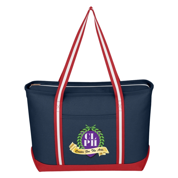 Large Cotton Canvas Admiral Tote Bag - Image 25
