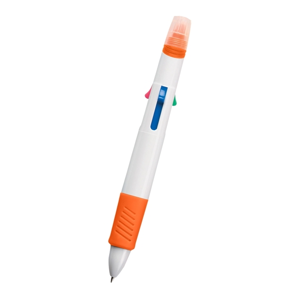 Quatro Pen With Highlighter - Image 9
