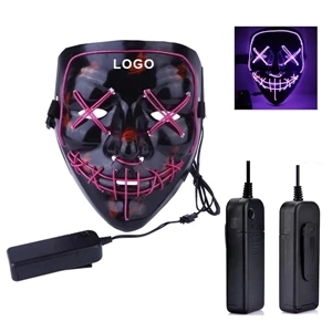 Purple Led Flashing Mask