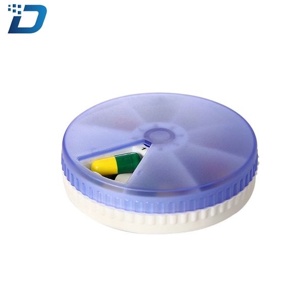 Round 7 Day Portable Pill Box - Image 2